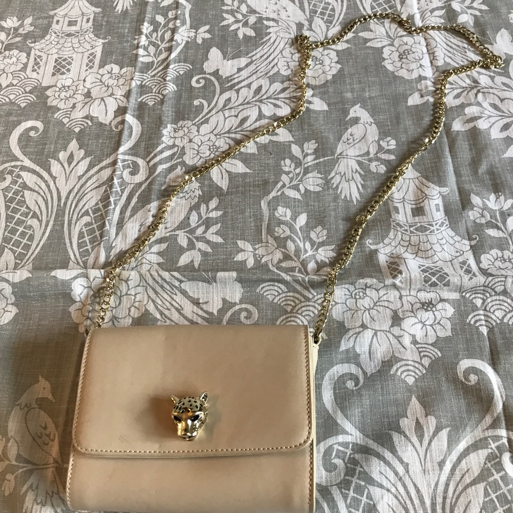 Cute leopard clasp crossbody/clutch